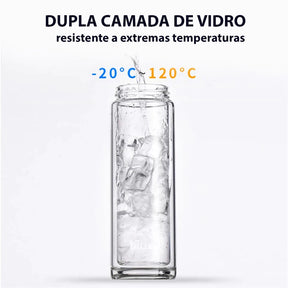 Garrafa de Vidro com Infusor