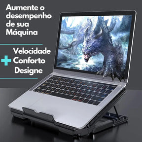 Suporte com Cooler para Notebook