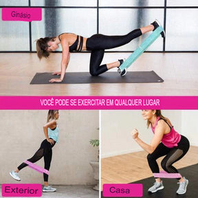 KIT Elásticos de Resistência Flex Fit Pro