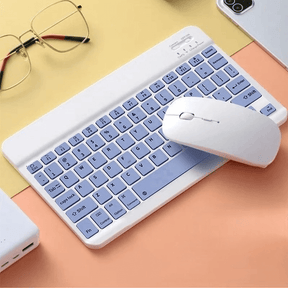 Kit Teclado e Mouse Bluetooth