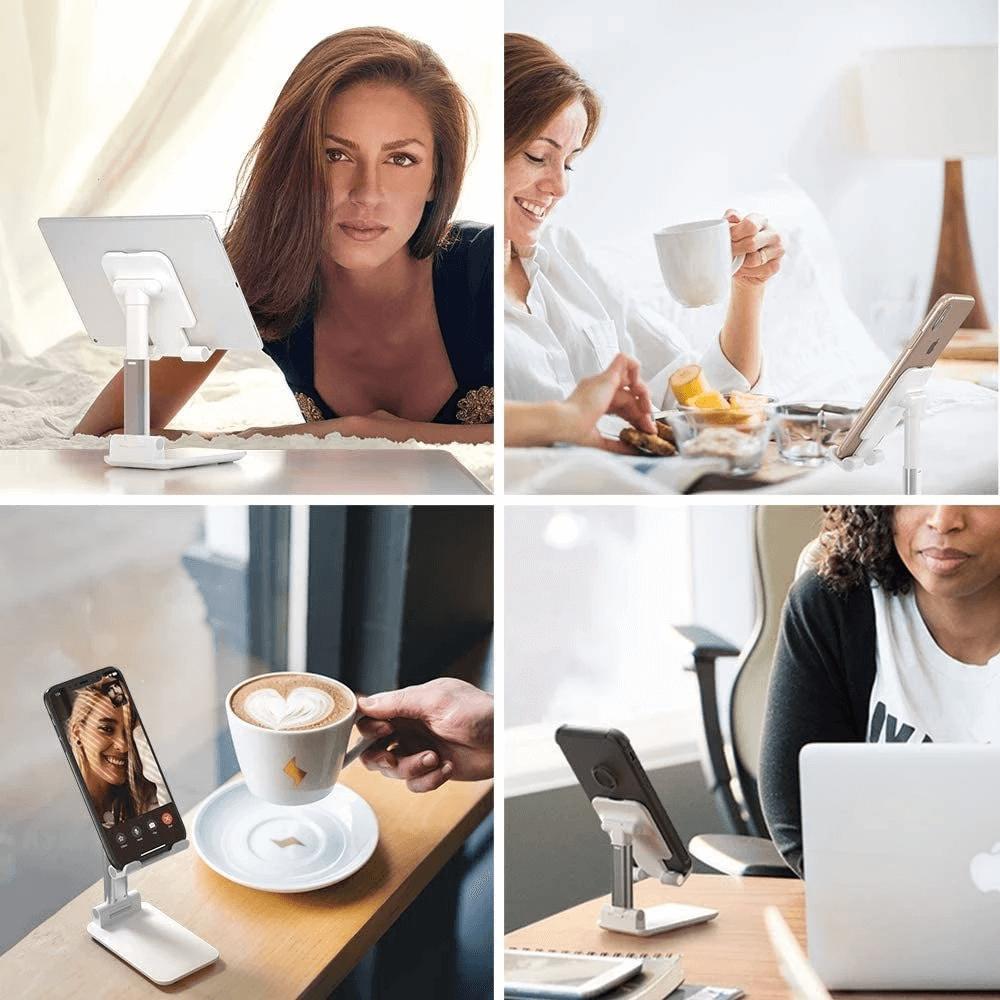 Suporte Ergonômico Dobrável Portátil para Celular/Tablet