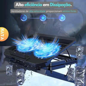 Suporte com Cooler para Notebook