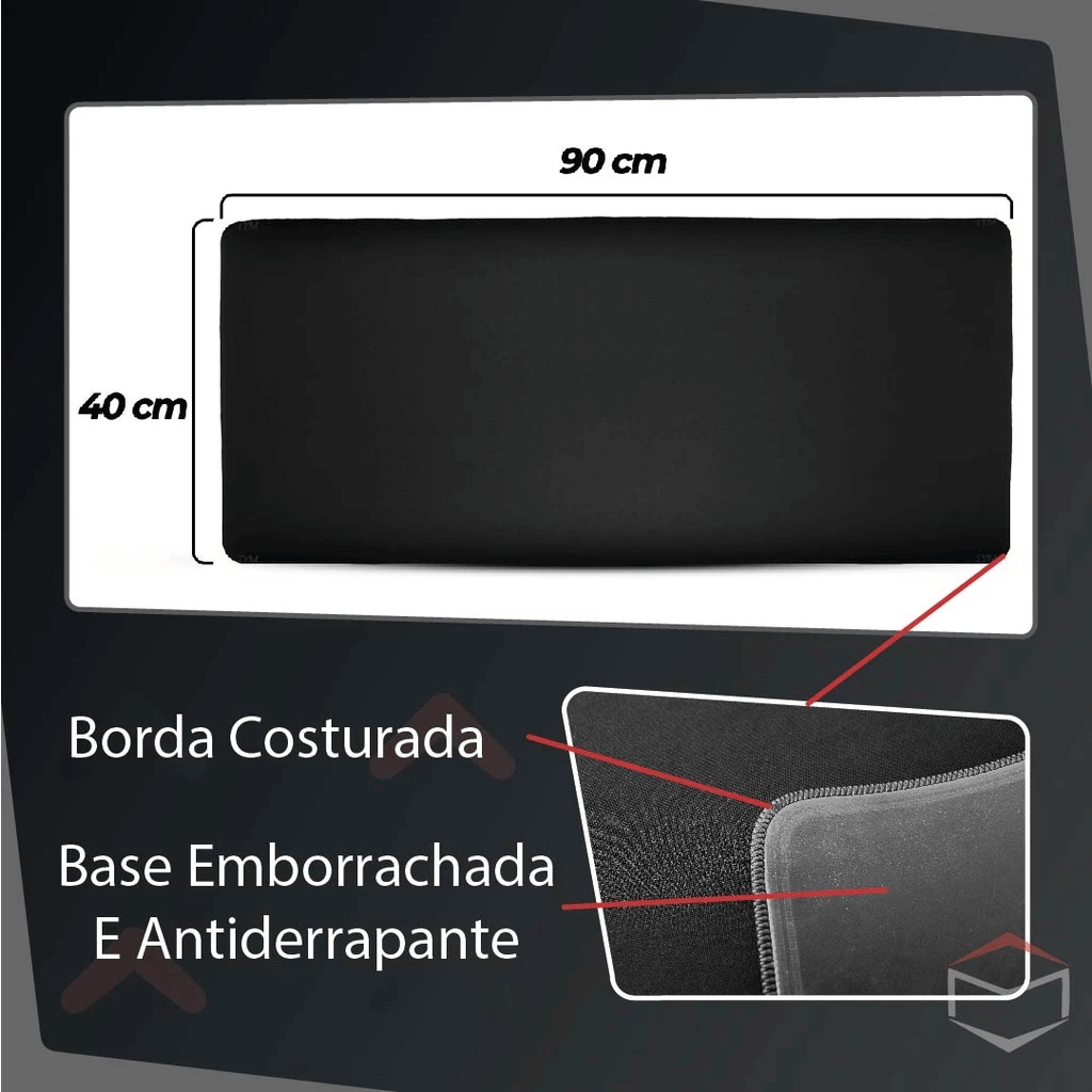 Mouse Pad Minimalista Extra Grande